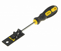 Отвертка крестовая PZ2х100мм Ø6мм магнитная с противоскользящей ручкой (с держателем ) ER-7DZ-09H ЭВ